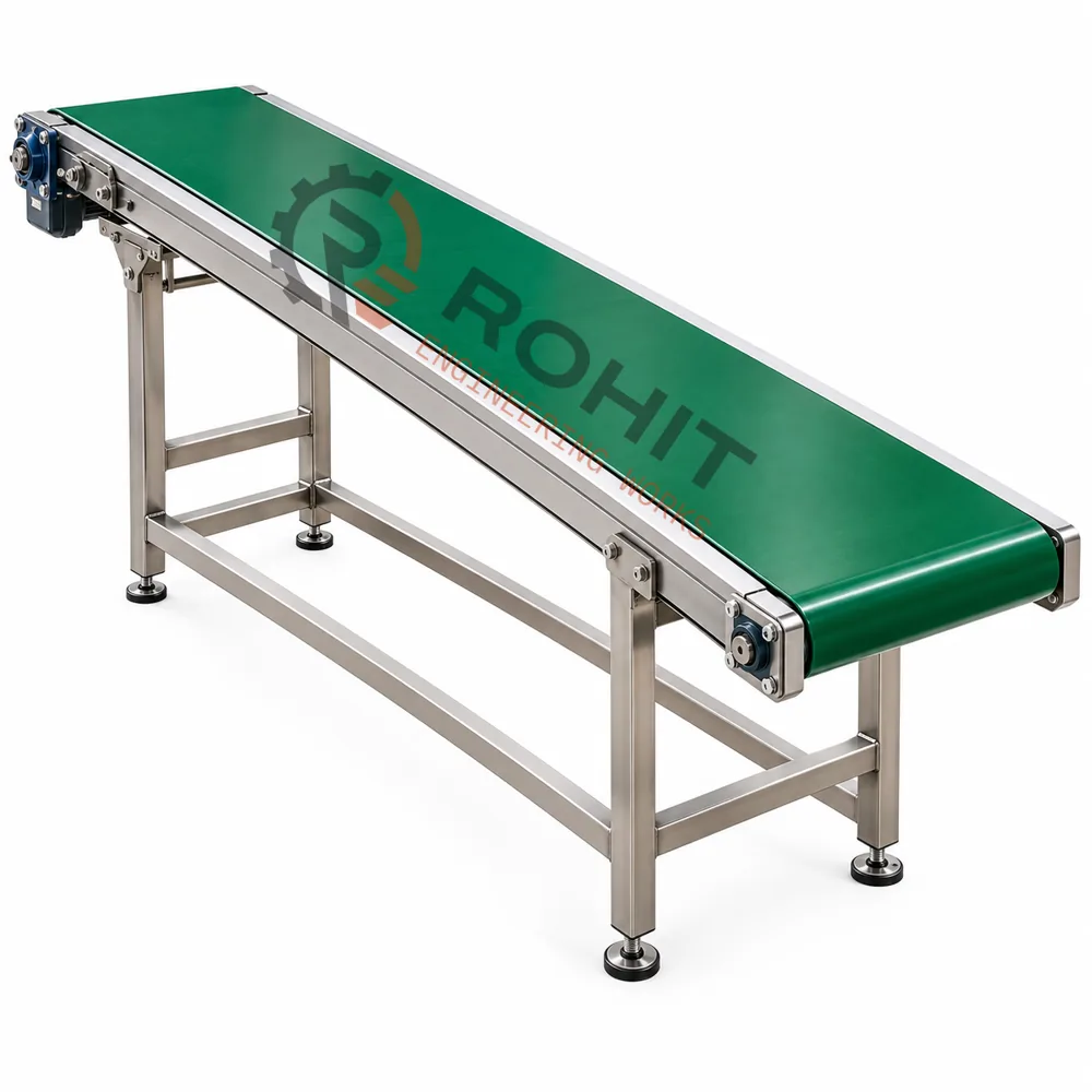 Industrial Green Belt Conveyor